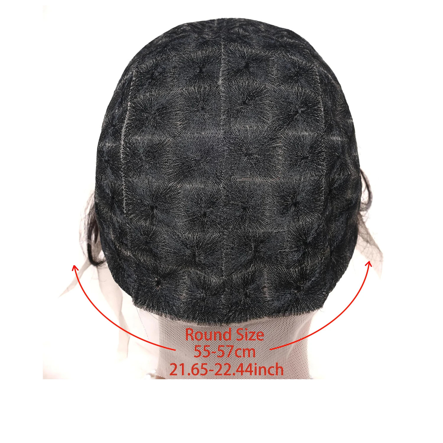 1 piece double lace braided wig cap DIY wig cap for crochet hair extension with baby hair wig making sew in crochet braided cap 250113