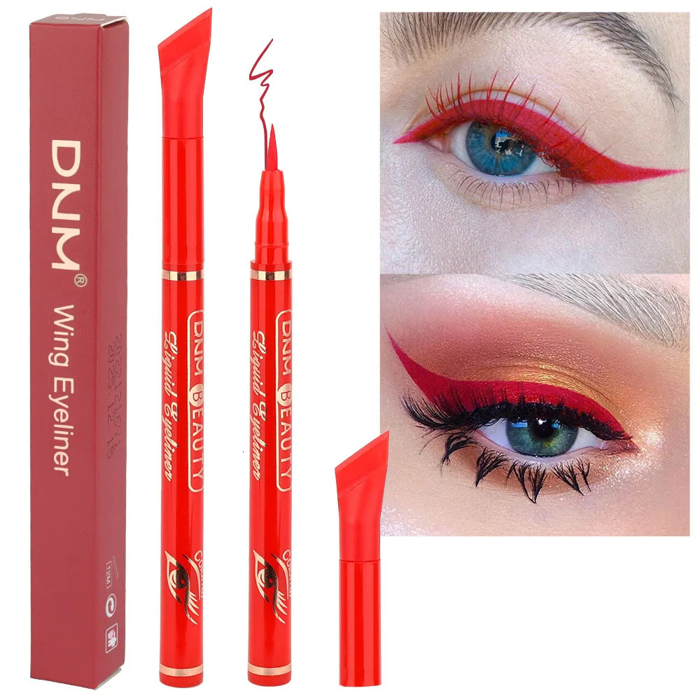 12 Colors Matte Liquid Eyeliner Pen Makeup Waterproof Quickly Drying Smooth Ultra-thin Red Brown Eye Liner Wing Tips Cosmetics 250113
