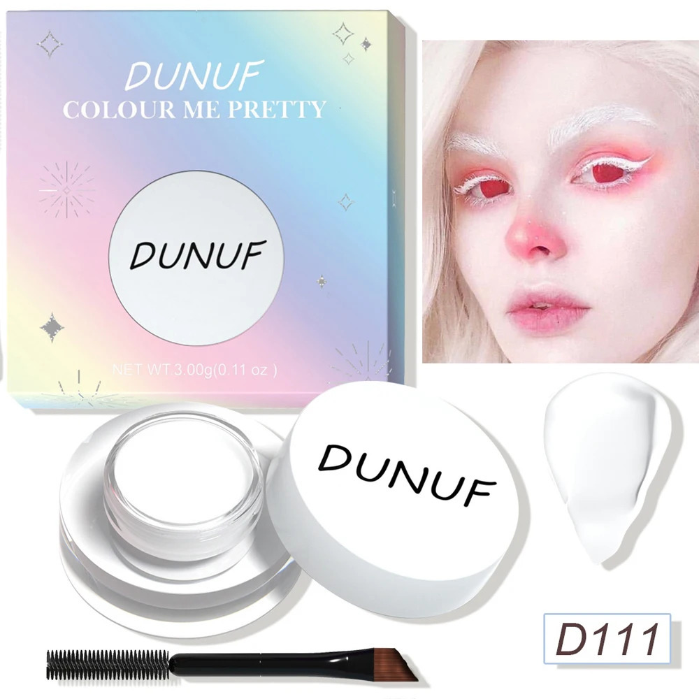 Colorful Waterproof Eyeliner Cream Make Up Beauty Comestics Long-lasting Eye Liner Gel Makeup Tools for Eyeshadow with Brush 250113
