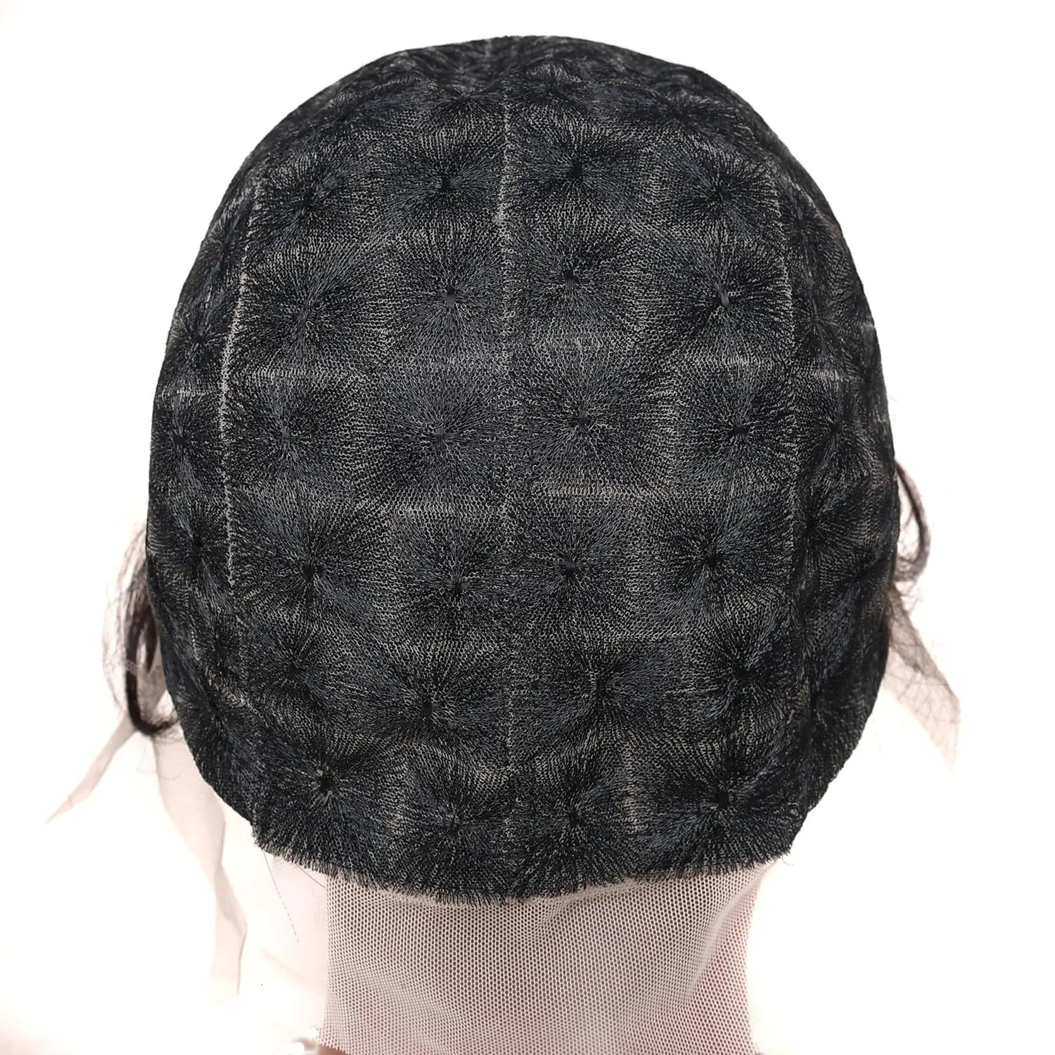 1 piece double lace braided wig cap DIY wig cap for crochet hair extension with baby hair wig making sew in crochet braided cap 250113