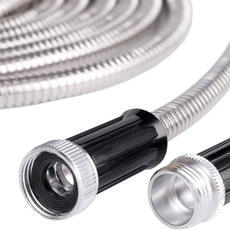 Sturdy American Standard Flexible Hose for Cars and Gardens Heavy Duty, Leak Free Design