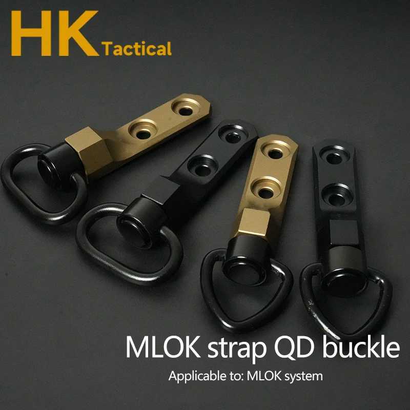 Tactical CNC KAC M-LOK QD Sling Mount Quick Detach QD .25 Inch Sling Swivels Buckle For MLOK Rail Straps Attachment AccessoriesW250211