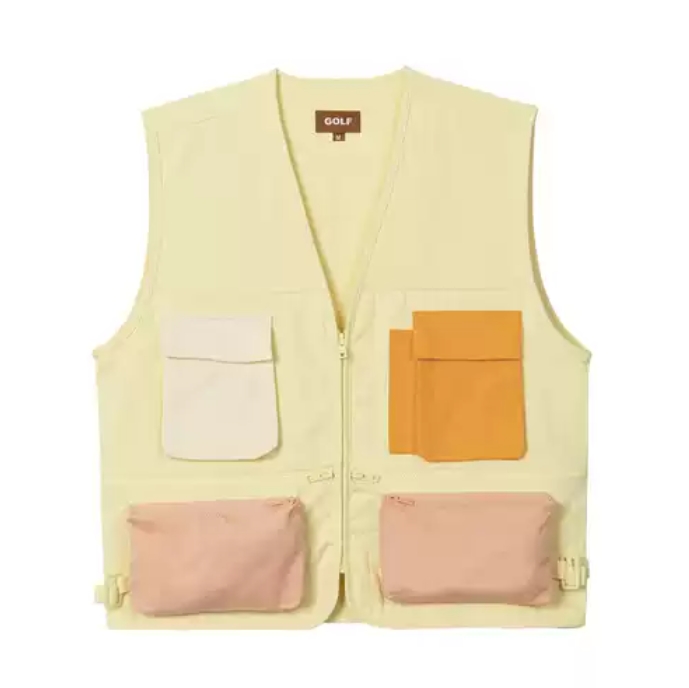 Multipocket Workwear Vest Men in Summer Color Matching Loose Versatile Waistcoat Sleeveless Cityboy 250107