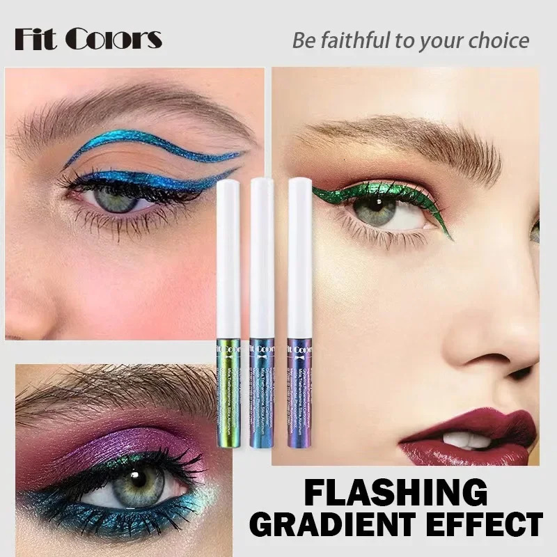 Chameleons Eyeliner Liquid Pearl Gloss Shiny Metallic Eyeshadow Liner Multi Chrome Color Aurora Eye Makeup Glitter Pigment 250113