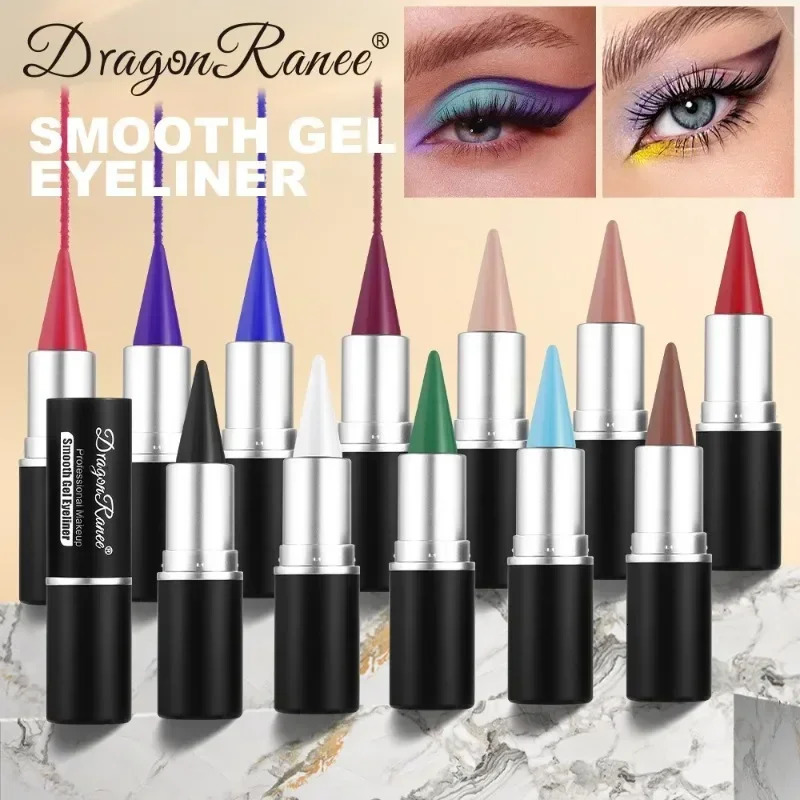Creamy Texture Eyeliner Black Red Matte Easy Coloring Sweatproof High Pigment Eyeliner Pencil Daily Makeup Accessories for Women 250113