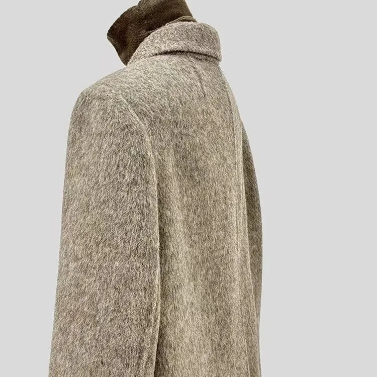 Wool Blazer Coat for Women Female Office Lady Autumn/Winter High-end Short Wool Petite Korean-style Elegant Jacket 250207