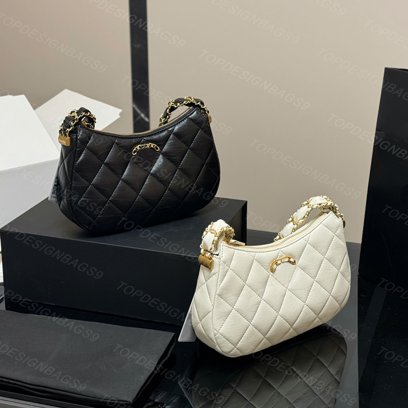 Womens Designer Underarm Bags Lady Luxury Shoulder Bags Fashion Chains Handbags Hobo Under Arm Armpit Bag