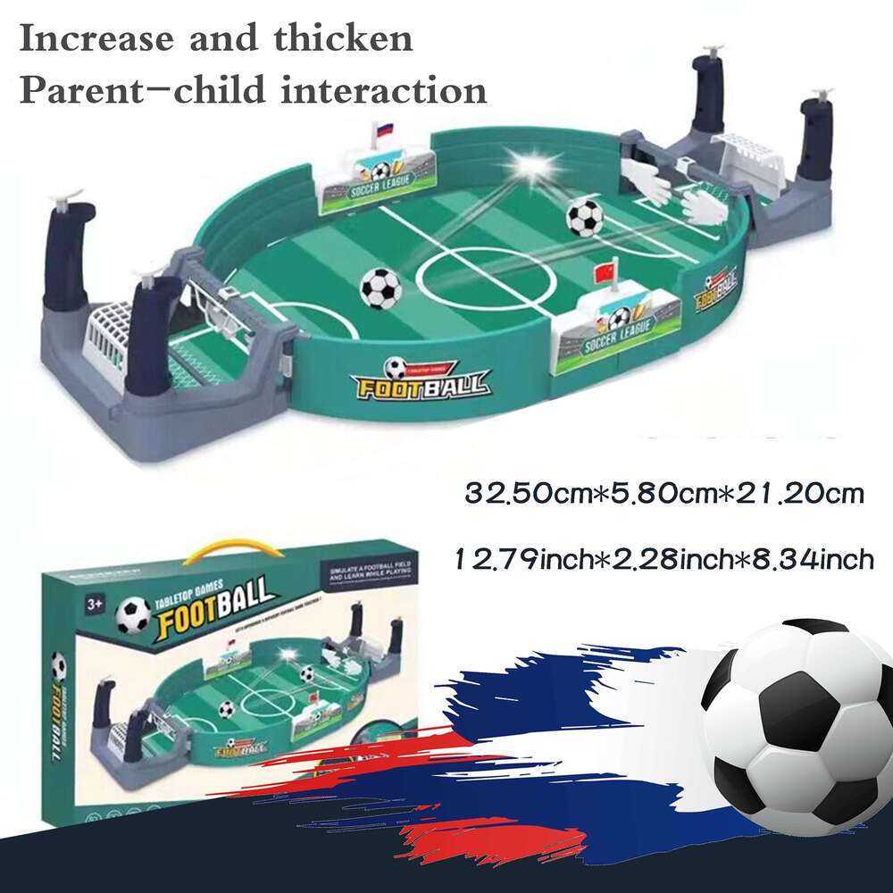Two-Player Educational Board Football Game for Parent-Child Interactions & Family Bonding