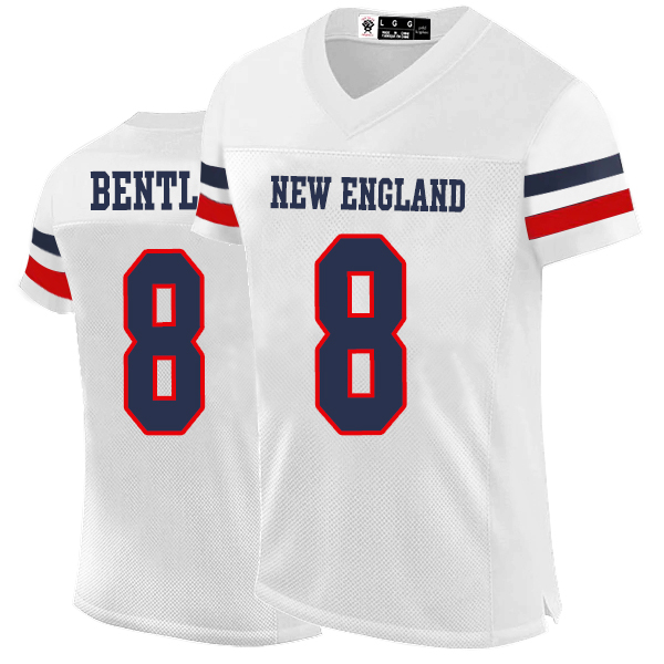 10 Drake Maye Football Jerseys Christian Gonzalez Rhamondre Stevenson Demario Douglas Keion White Brenden Schooler Kendrick Bourne Custom