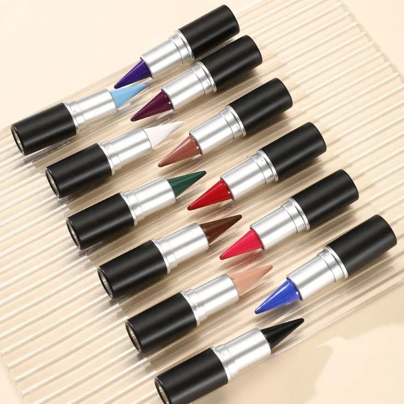 Creamy Texture Eyeliner Black Red Matte Easy Coloring Sweatproof High Pigment Eyeliner Pencil Daily Makeup Accessories for Women 250113