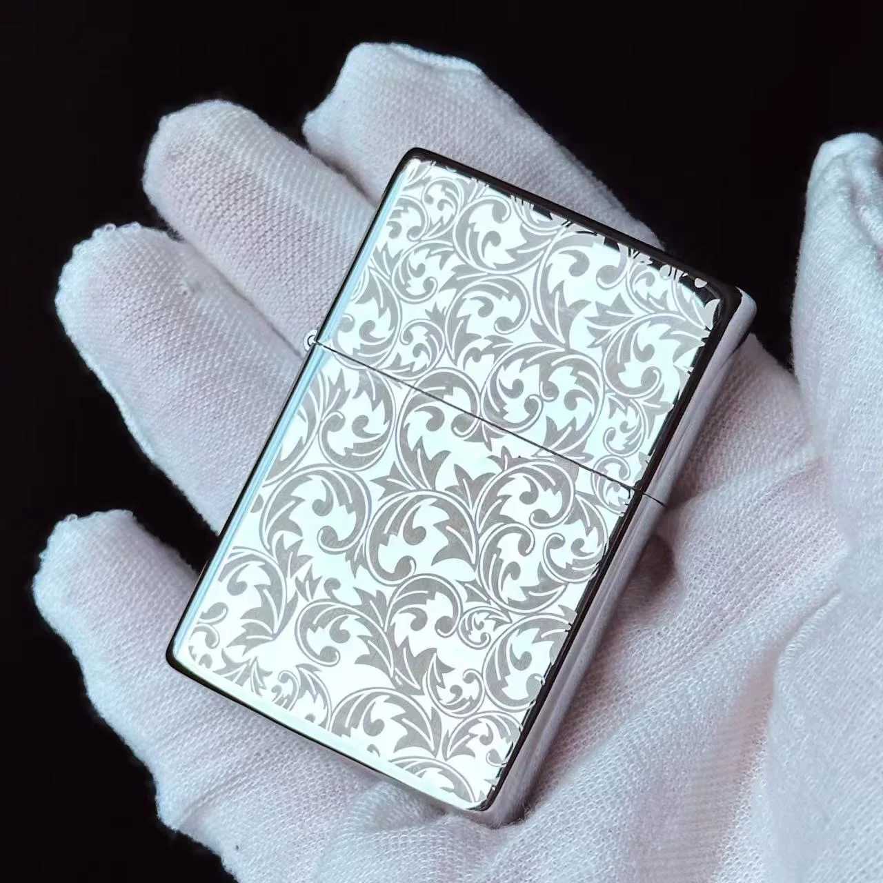 ZC9 Kerosene TANG Grass Lighter Creative and Copper Shell Windproof Brass Cigarette Gasoline Engine Smoking Gift Box Y250210