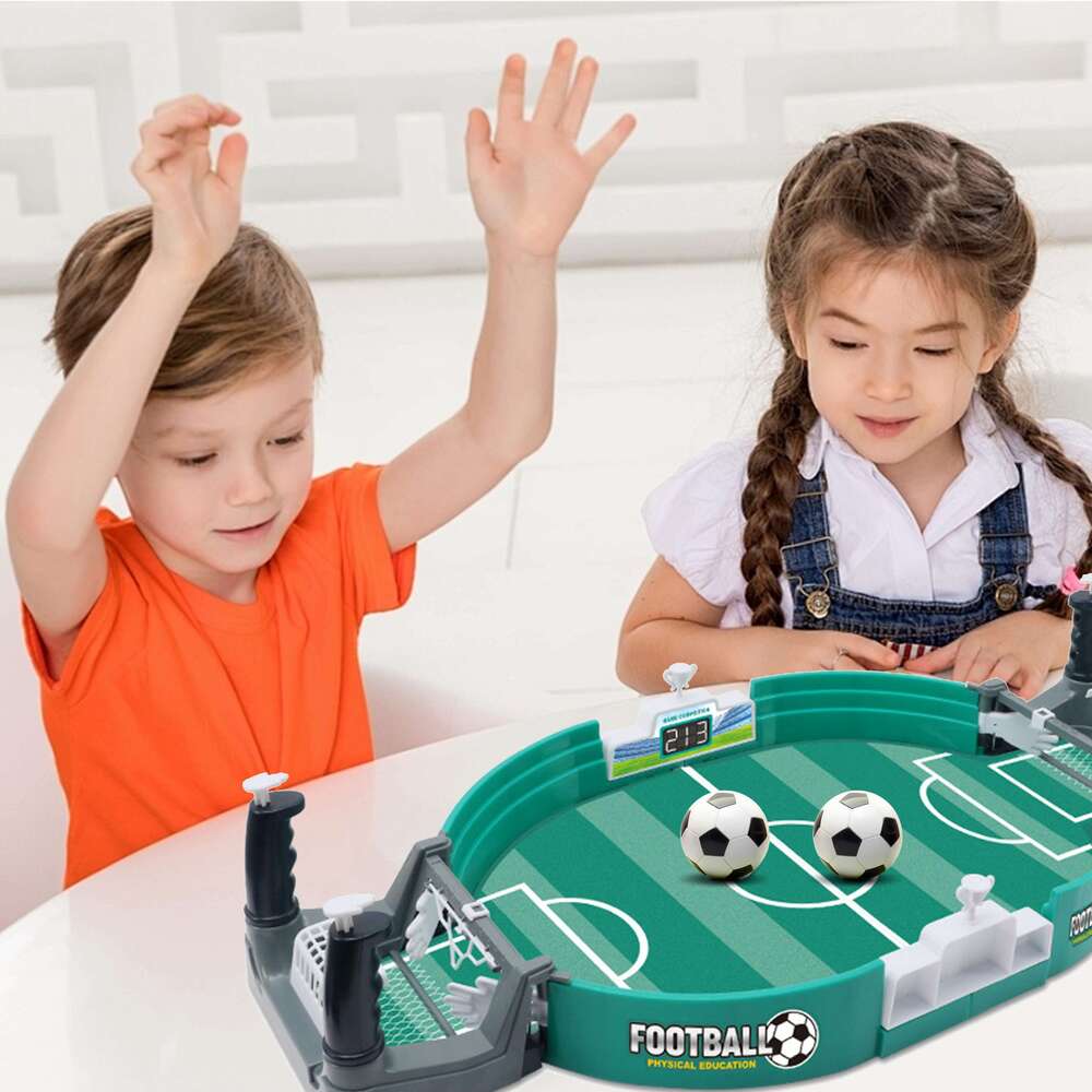 Two-Player Educational Board Football Game for Parent-Child Interactions & Family Bonding