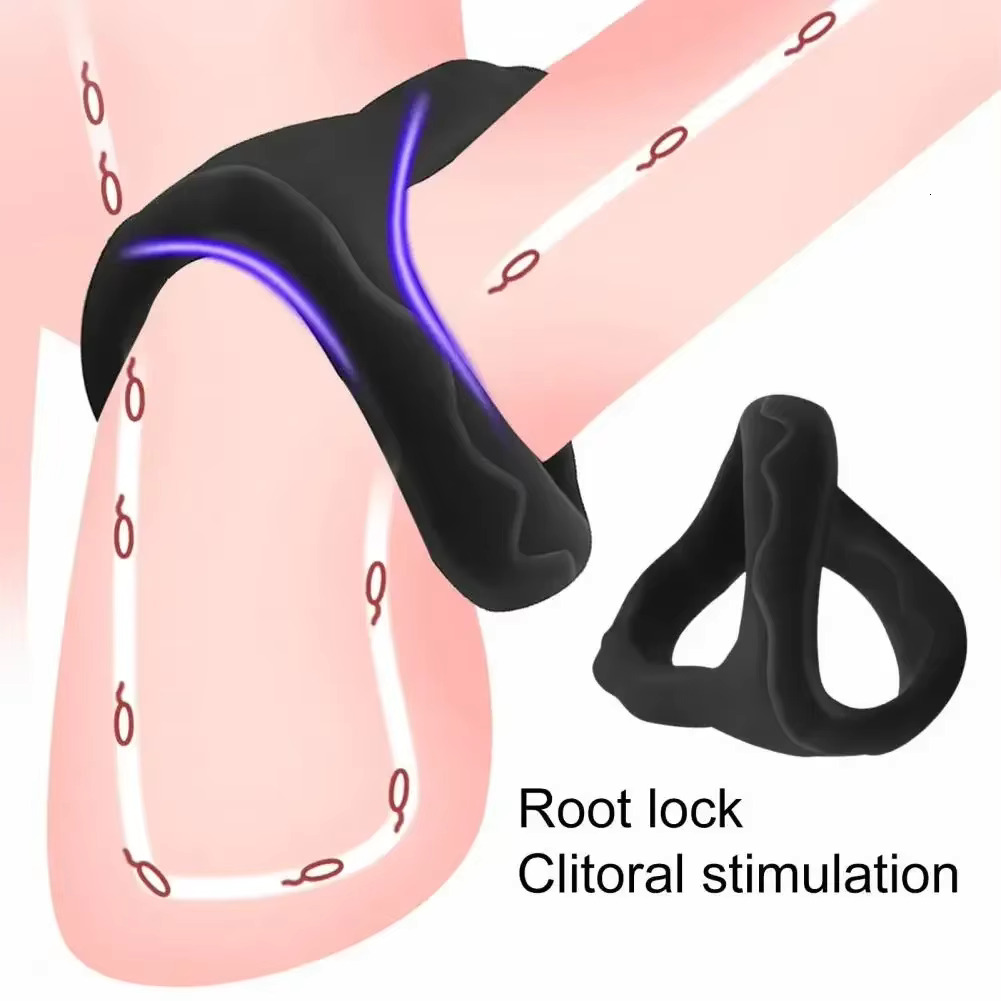 Ergonomic High Elasticity Corrector Enhance Sex Pleasure Delay Ejaculation Dildo Ring Male Supply female