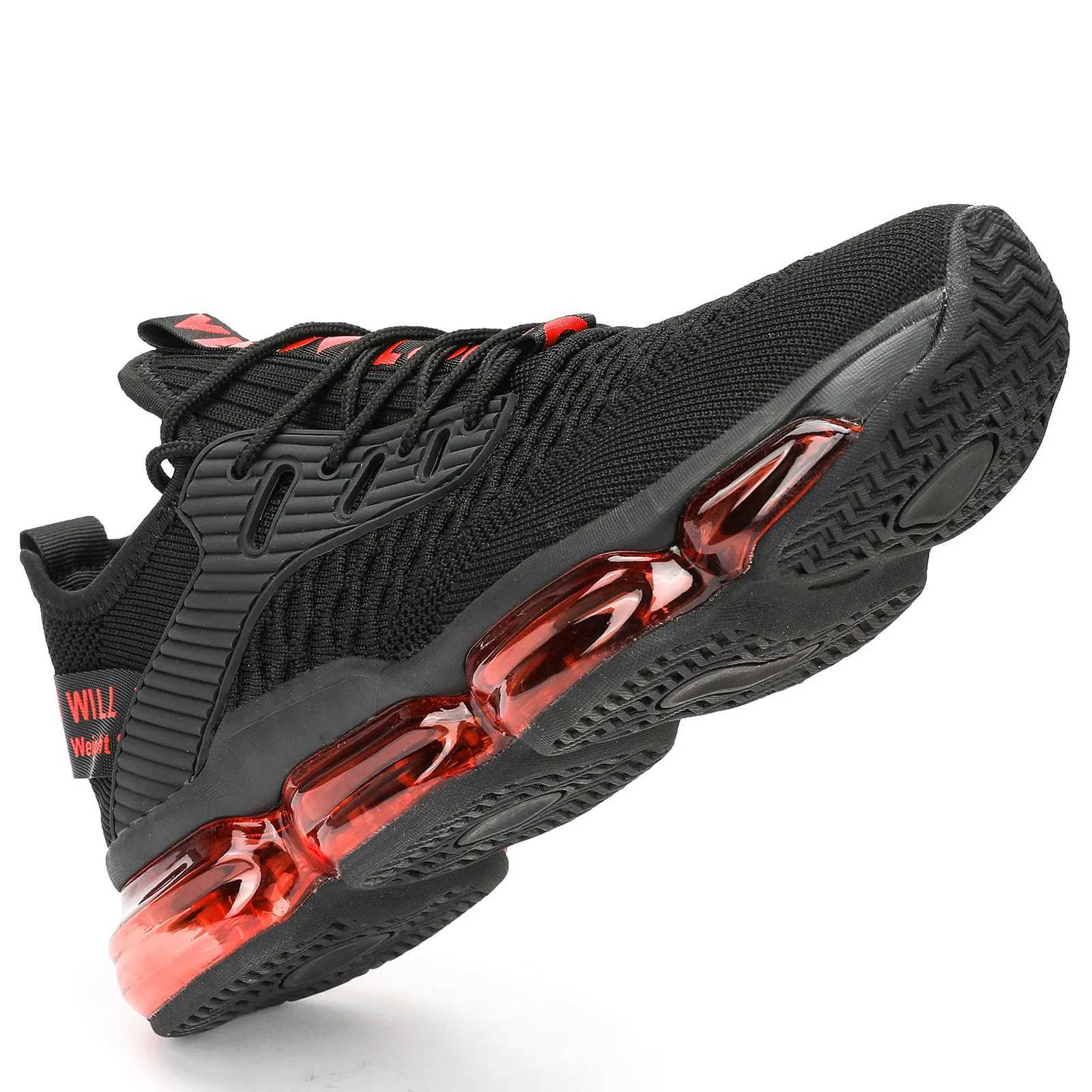 Mens Trainers Air Cushion Running Fashion Shoes Casual Breathable Walking Tennis Gym Athletic Sports SneakersC250325