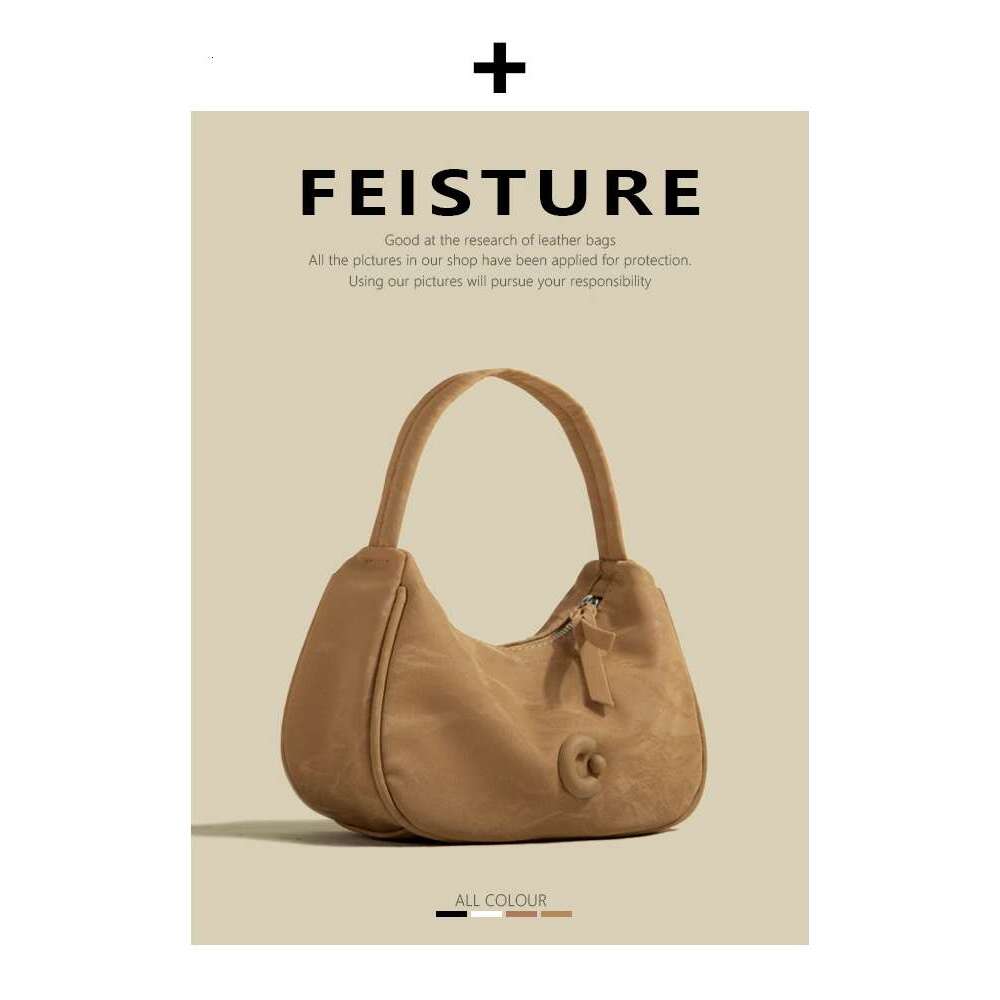 Women's Bags Non pool women's work niche single shoulder crescent bag