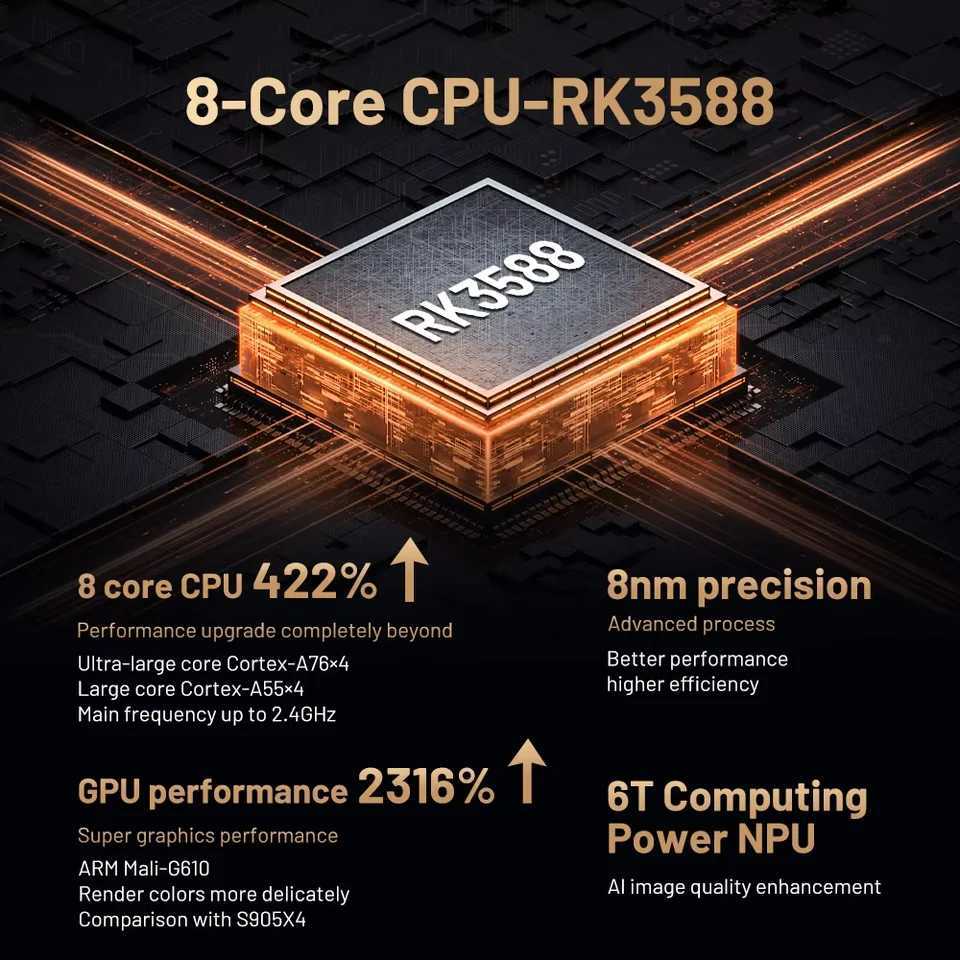 Kinhank er Console X5 PRO Retro Video Game Console RK3588 8GDD with 4T HDD 16000+ Games Plug and Play for DC/N64XJ250211