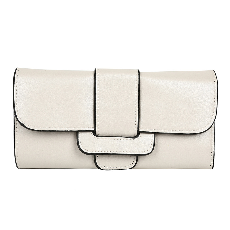 Women's long 2025 new niche simple versatile handbag fashionable large capacity multi card slot zero wallet swissmilitary