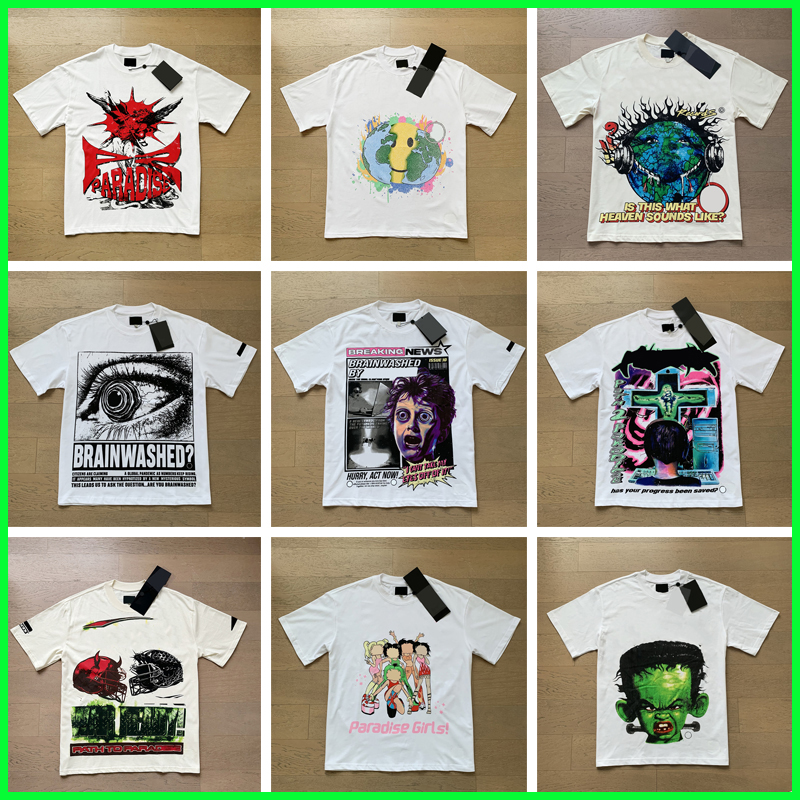 rapper tshirts hip hop tshirt high quality tee men t shirt stylish designer t shirt men women summer fashion shirt unisex casual streetwear man tops loose fit shirt 45