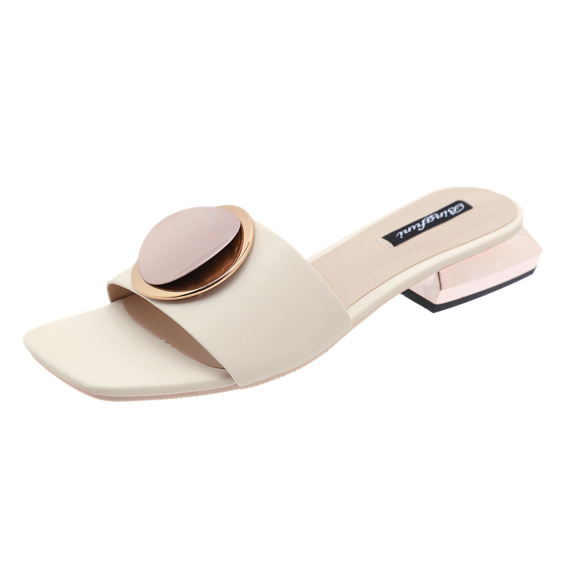 Slippers for women wearing 2025 new summer women's soft leather flip-flops soft sandals EUR 31-40