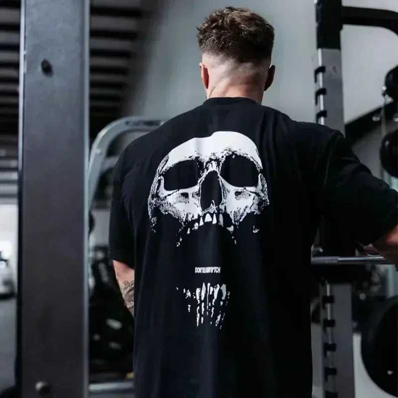 CBUM T Shirt Gym Fitness T-shirt Loose Oversized Cotton Men Short Sleeves Sports Tees Summer Training Workout Jogging Women Tops W250211
