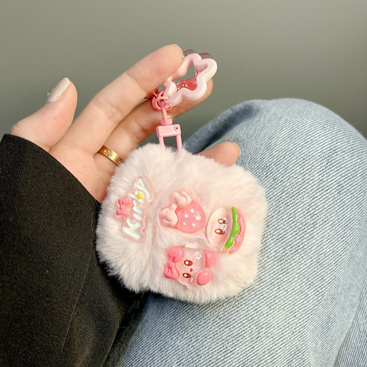 Girl Heart Plush Pink Kirby Suitable Pods4 Pro2 Protective Cover 2 3