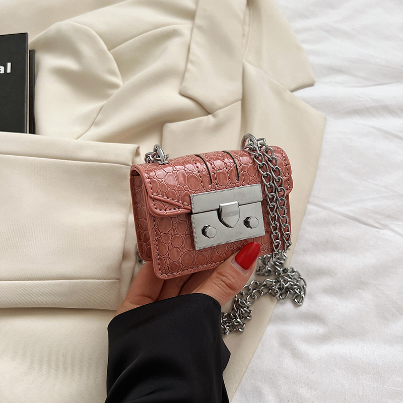 Small fashion mini chain small bag female 2025 new Korean simple small square bag senior sense crossbody bag