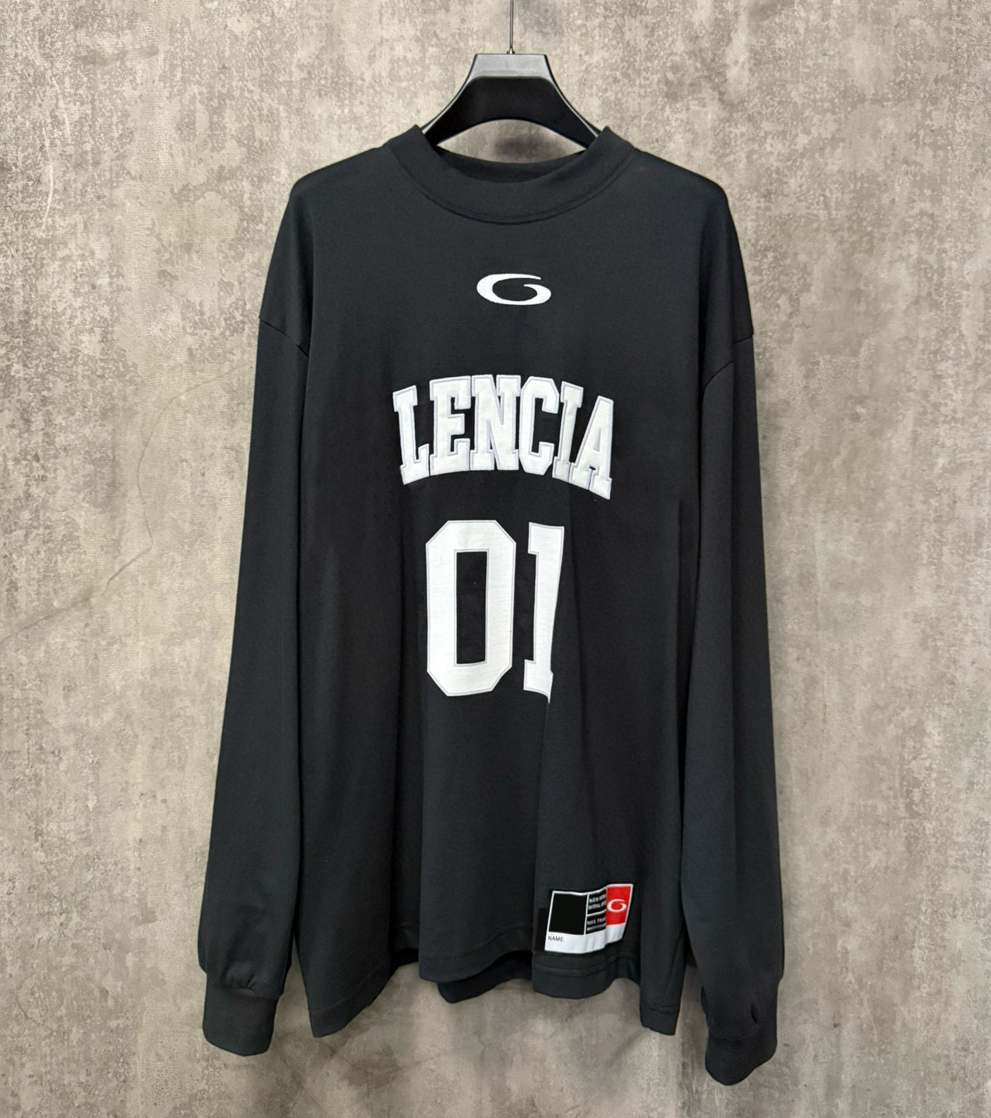 New AOP jacquard letter knitted sweater in autumn / winter 2023acquard knitting machine e Custom jnlarged detail crew neck cotton g2r43wrww