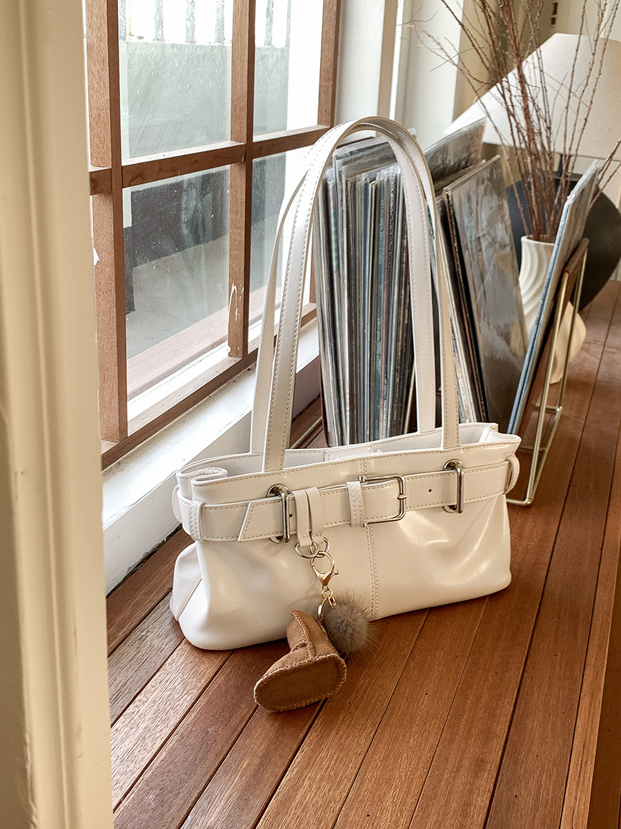 Stylish Women's PU Leather Mini Crossbody - Classic Spice Girls Look (No Doll Pendant)