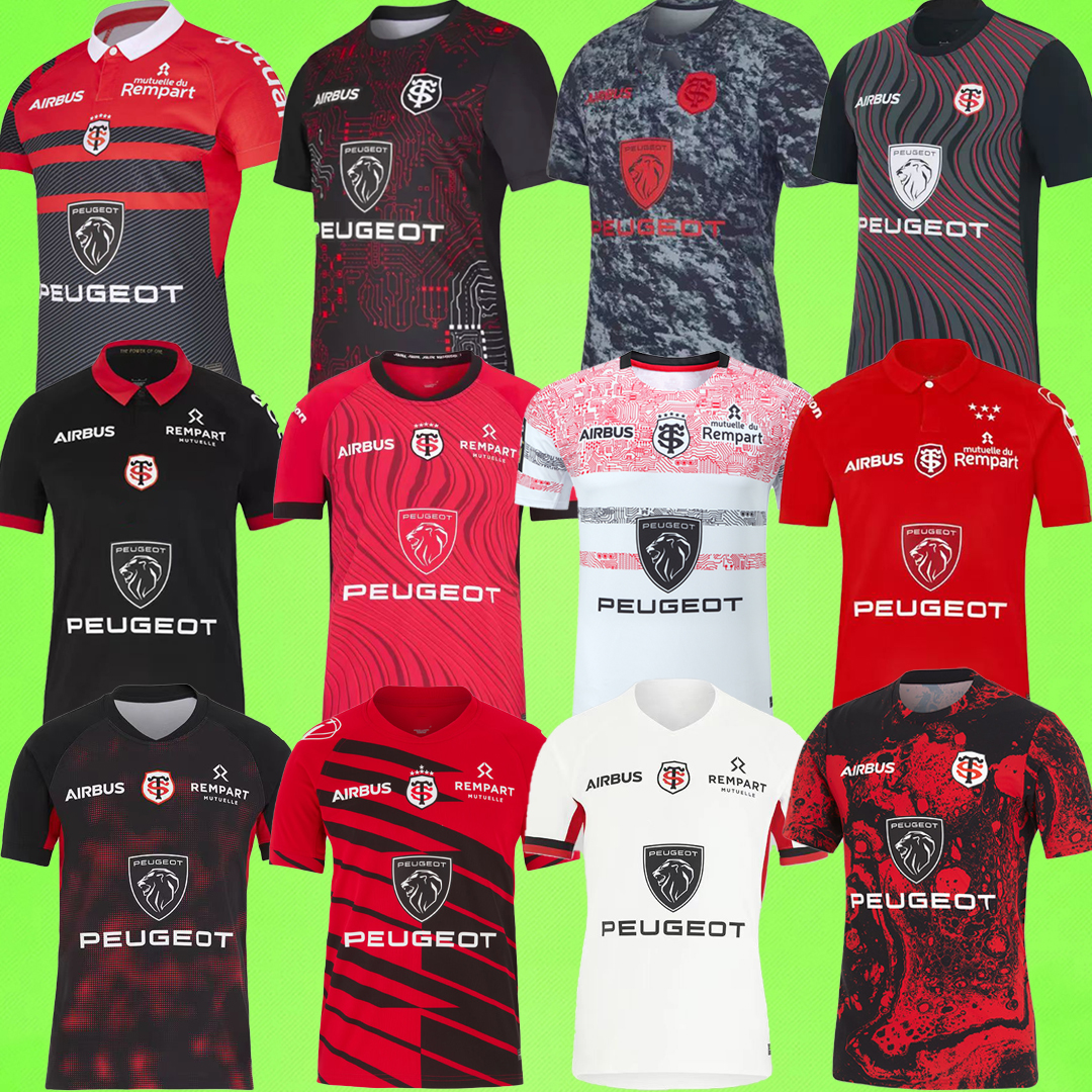 2025 2026 Toulouse Men's home away Third Stadium Rugby Shirt T Pre Match French 25 26 Training uniform S-5XL