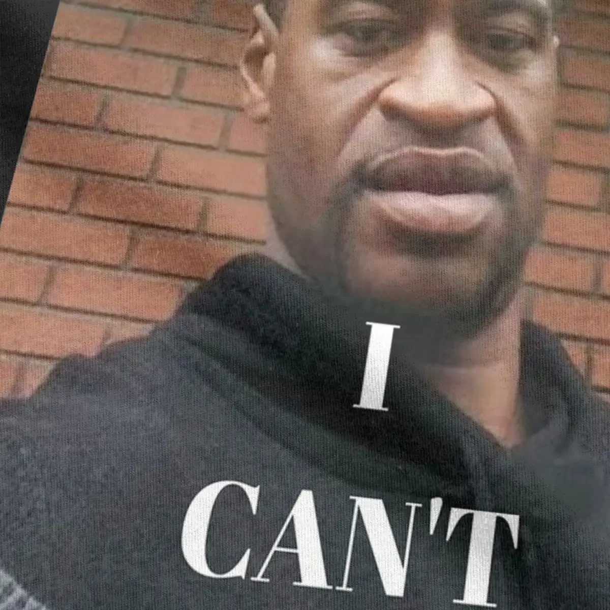 Men T-Shirt George Floyd I Cant Breathe Fun Cotton Tees Short Sleeve T Shirts Crew Neck Clothing PrintedXJ250211