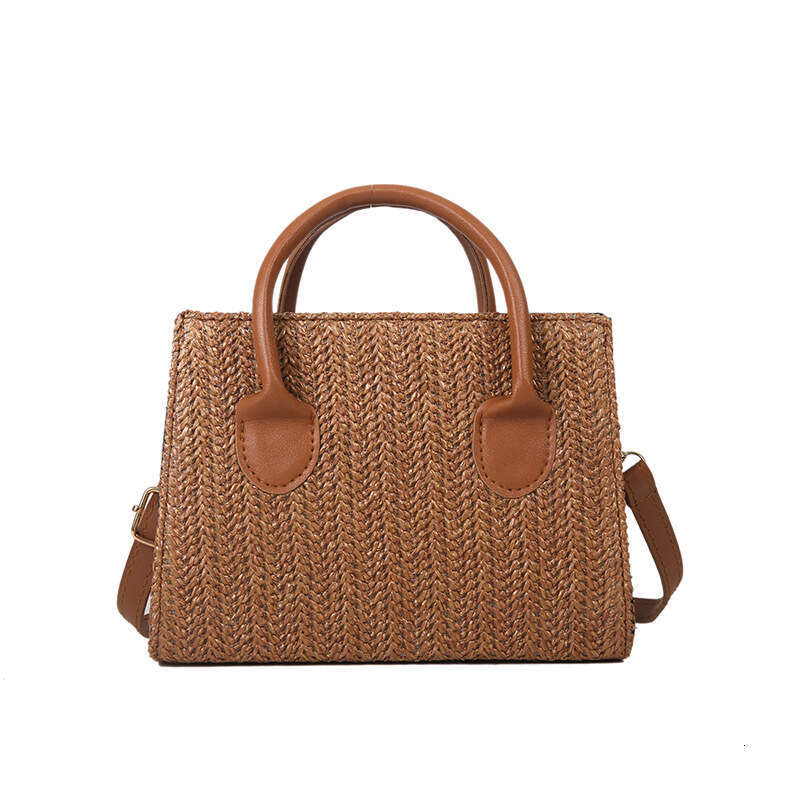 2025 New Women's Single Shoulder Crossbody Bag Trendy Solid Color Weaving Style Small Square Women