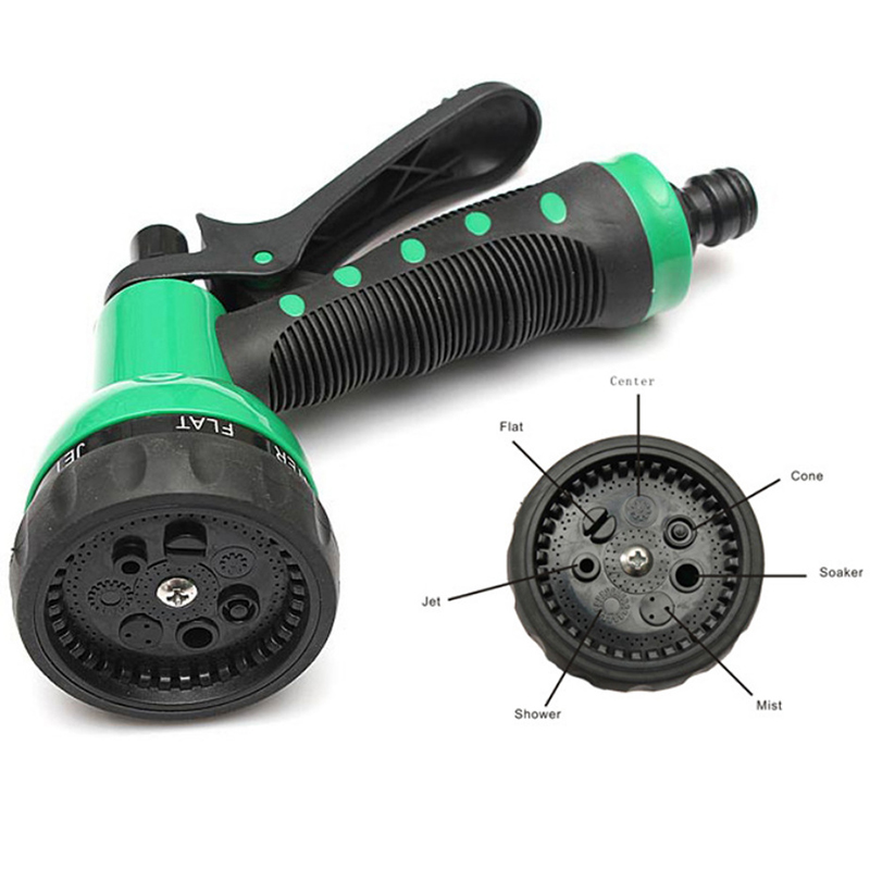 High-Quality 15 m Spiral Garden Hose Equipped with Multi-Purpose Nozzle for Optimal Landscaping Performance