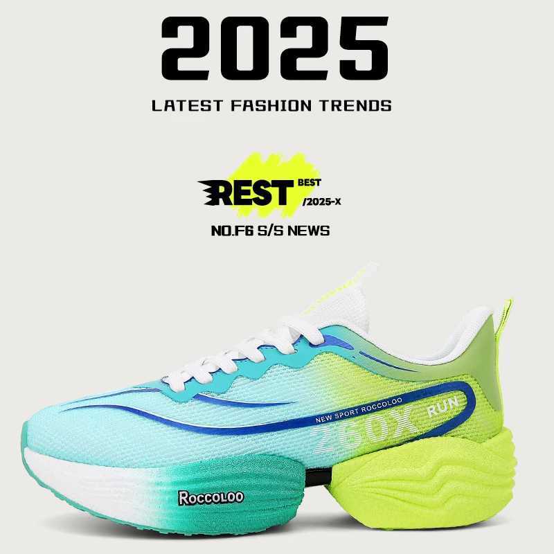 Marathon AirCushion Men Sports Running Shoes Breathable Lightweight Women Comfortable Athletic Training Nonskid Sneakers TennisC250304