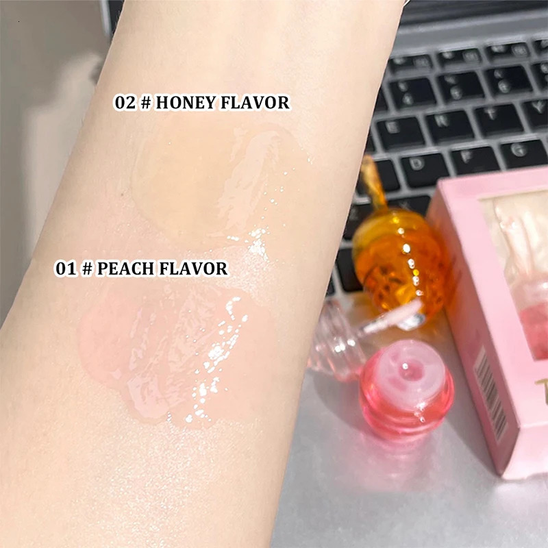 Honeypot lip oil set box Moisturizing hydrating layer mist lipstick all match lip moisturizing lip toot lip gloss parity 250113