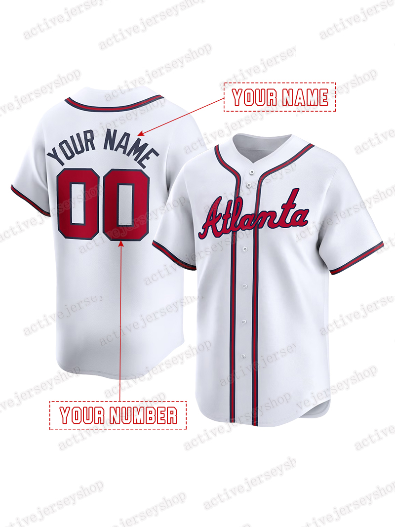 Michael Harris II 2025 Jerseys Ronald Acuna Jr. Spencer Strider Austin Riley Chris Sale Ozzie Albies Matt Olson