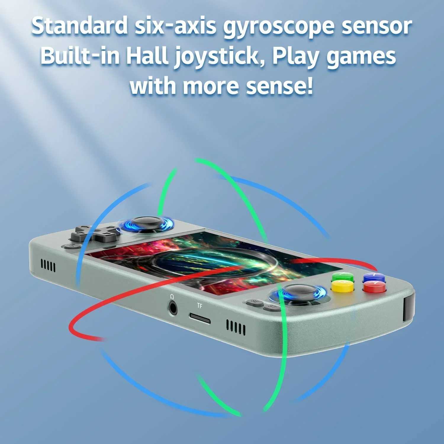 RG405M Handheld Game Console 4inch IPS Touch Sn Unisoc Tiger T618 etooth WiFi Android 12.0 OS Game MachineXJ250211