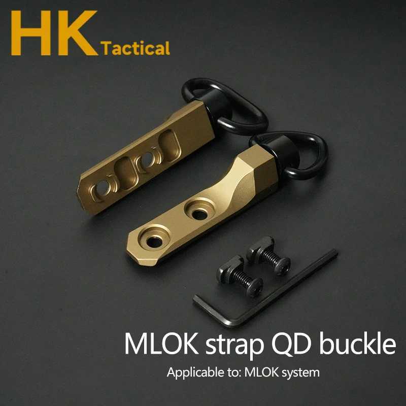Tactical CNC KAC M-LOK QD Sling Mount Quick Detach QD .25 Inch Sling Swivels Buckle For MLOK Rail Straps Attachment AccessoriesW250211