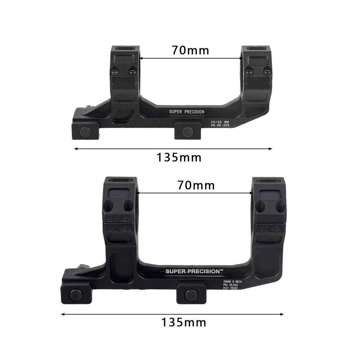 Tactical GEISSELE Cantilever .54 .93 AR5 Scope Mount 25.4mm 30mm Rings Picatinny Rail Base AK47 Side Gun Sight Saiga HuntingW250211