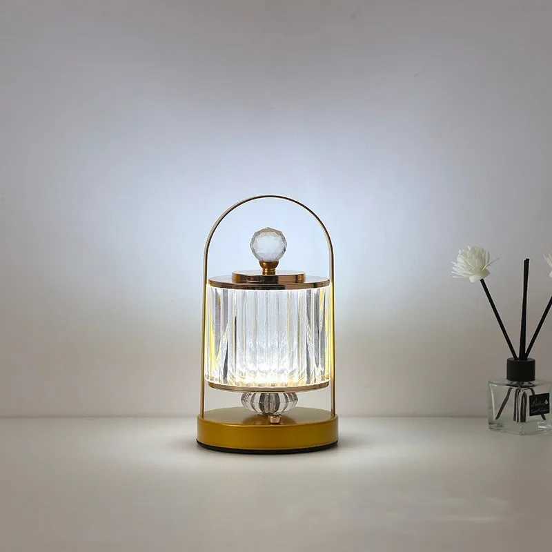 Metal Table Lamp Retro Creative Portable Night Light Ins Bar Counter Bedroom Living Room Bedside Atmosphere Small Night Lamp Z250211