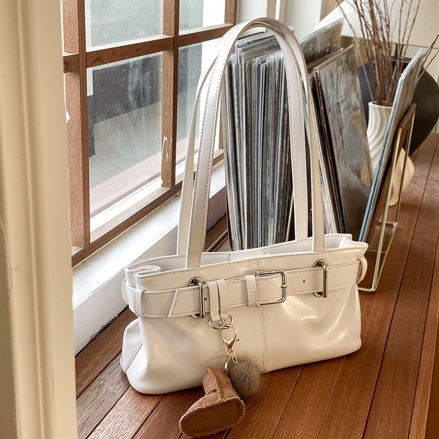 Stylish Women's PU Leather Mini Crossbody - Classic Spice Girls Look (No Doll Pendant)