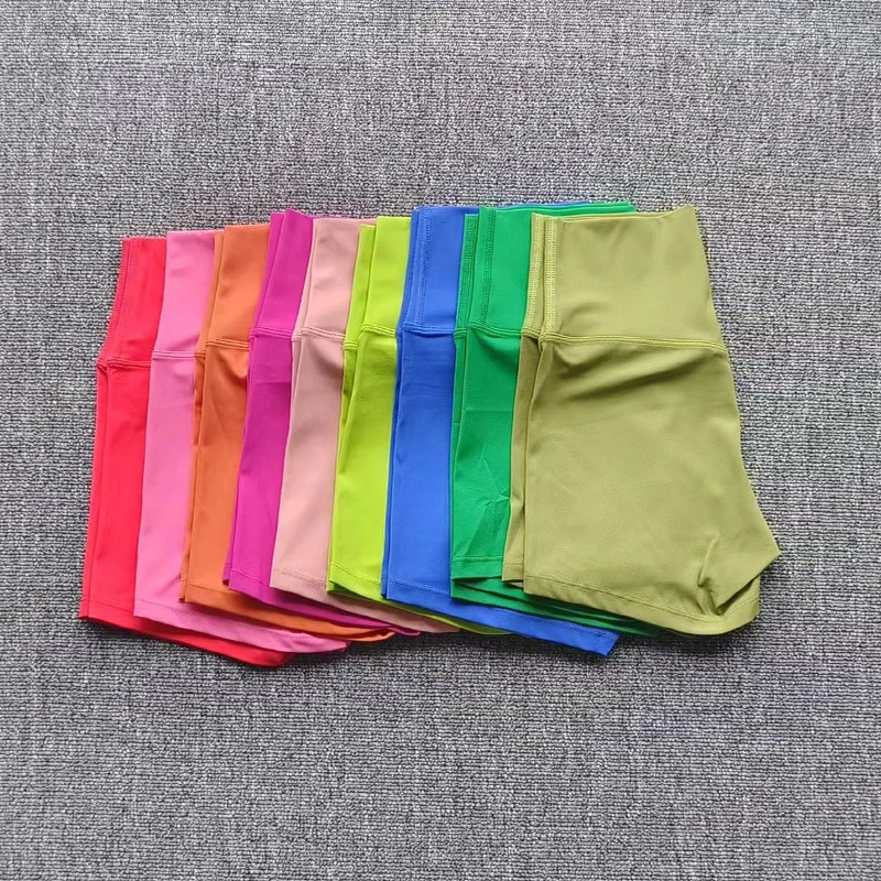 Yoga Shorts Women Fitness Shorts Running Cycling Shorts Breathable High Waist Fitness Tight Shorts Cycling Workout Gym Shorts 250210