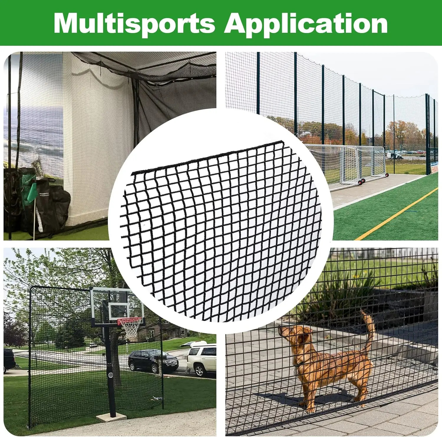 Golf Net-Sports Practice Barrier Net Heavy Duty Golf Hitting NetSoccer Backstop NetGarden Balcony Protection Safe Net 250207