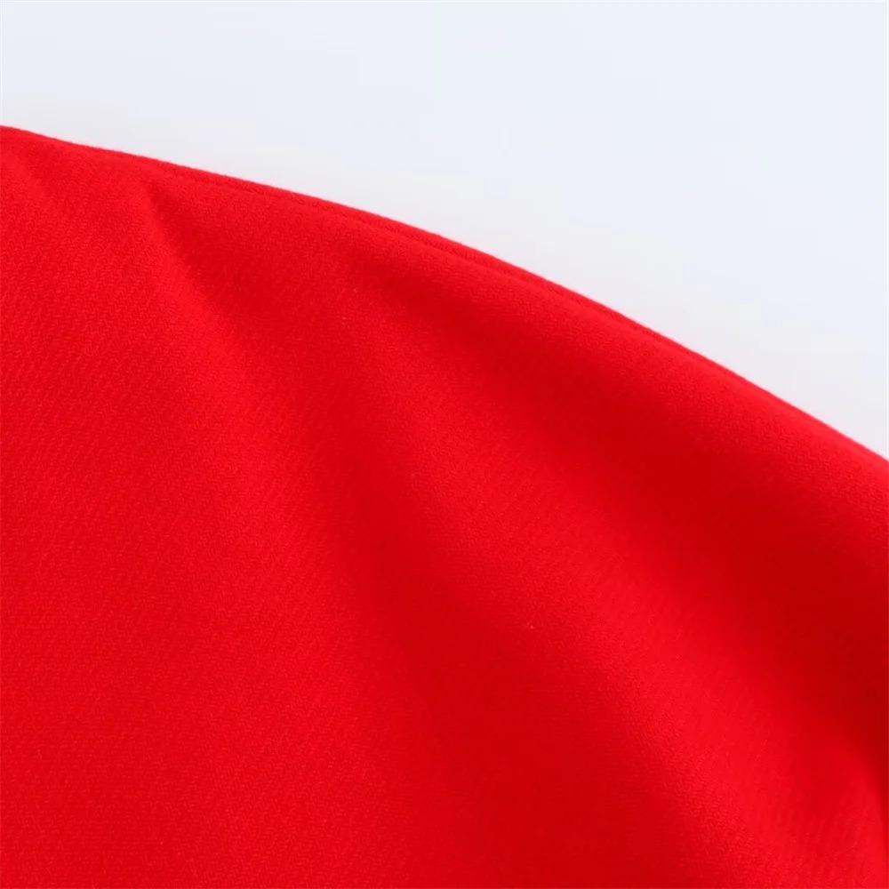 2024 autumn womens clothing casual fashion slim fit versatile commuting n sense retro spot wool blend coat 250109Z