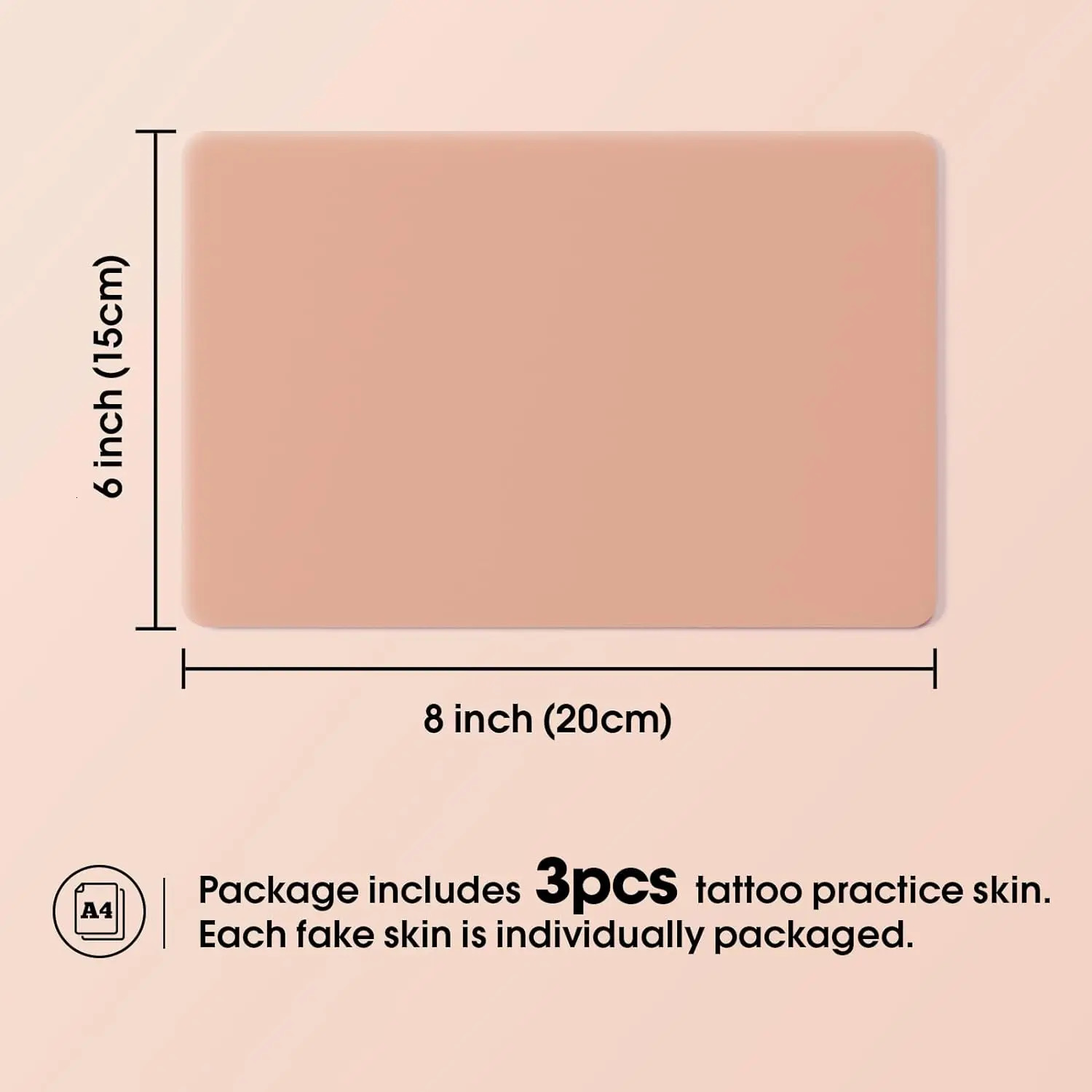 m EZ Tattoo Practice Skin Tattoo Fake Skin A4 20 30cm Silicone Double Sides Thickness Silicone Microblading Eyebrow anent 250214