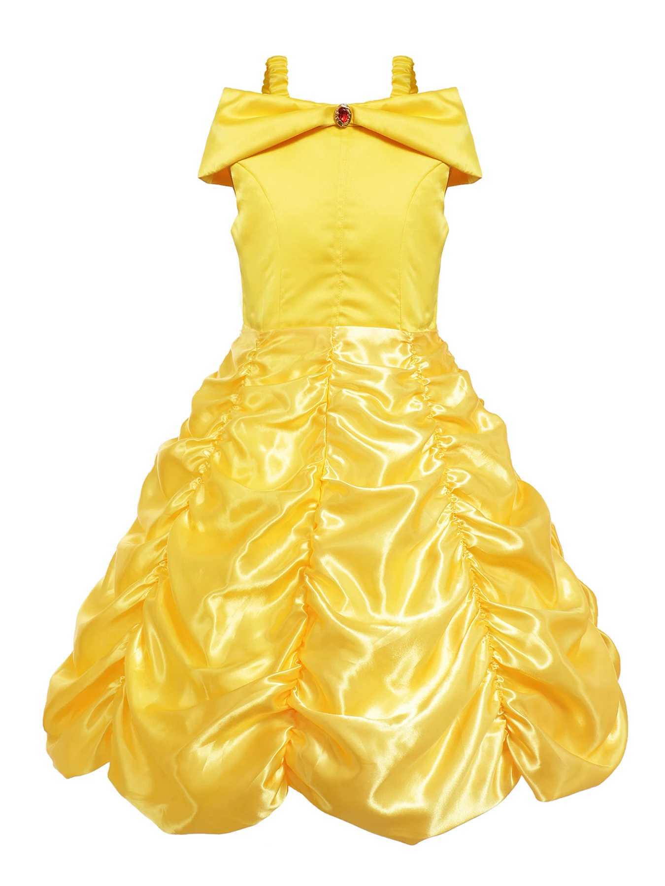 LED Light Princess Beau Girls Cosplay Dress Kids Sleeveless Floral Dress kids Halloween Carnival Birthday Par Costume GownXJ250117