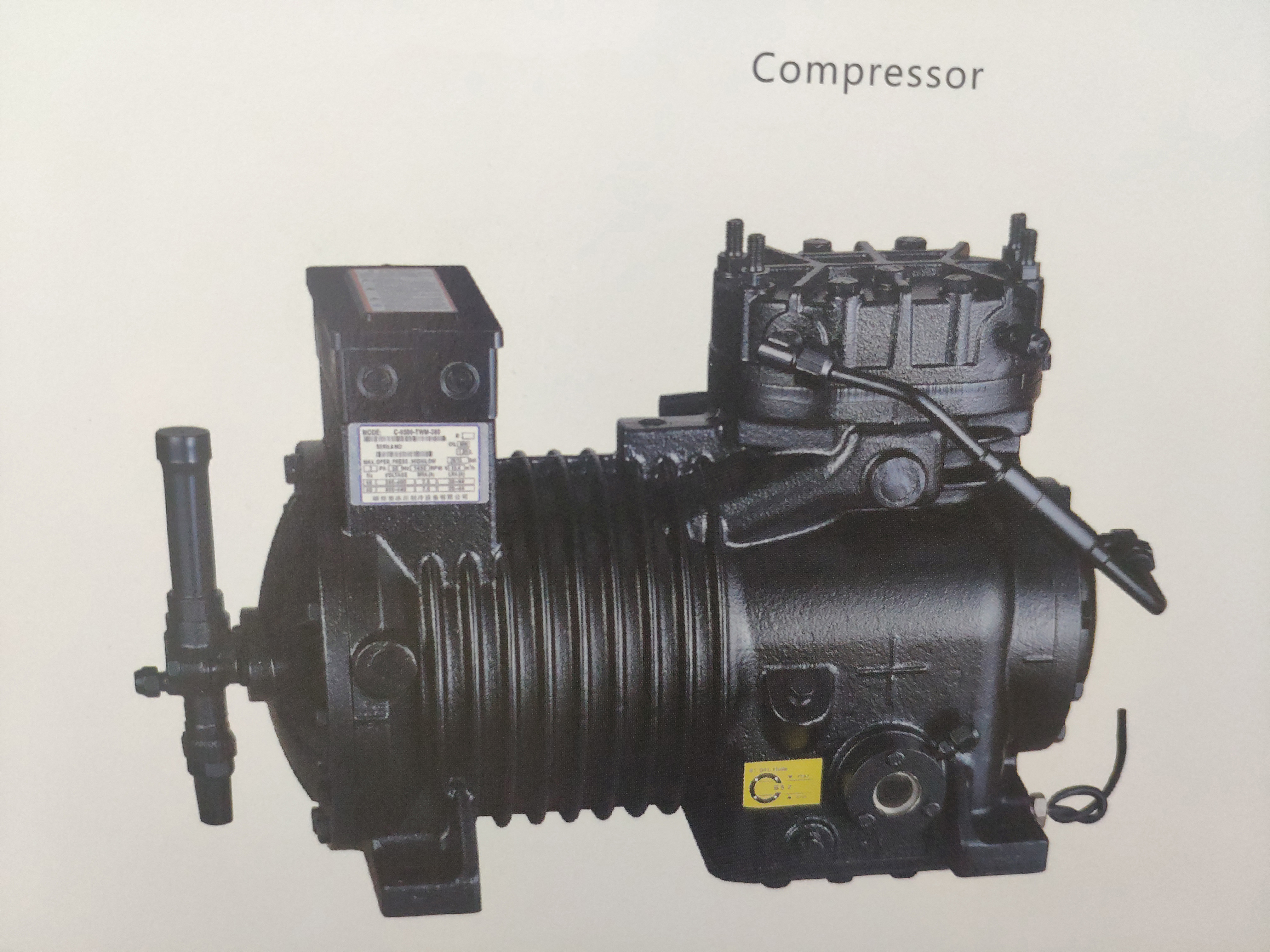 Semi-Closed Piston Refrigeration Compressor C-0400~0500