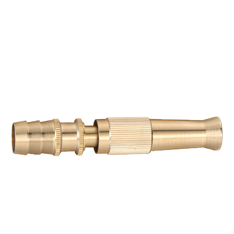 Heavy Duty Brass Water Gun with Adjustable Streams - Perfect Tool for Thorough Outdoor Cleanup and Filtration System Use