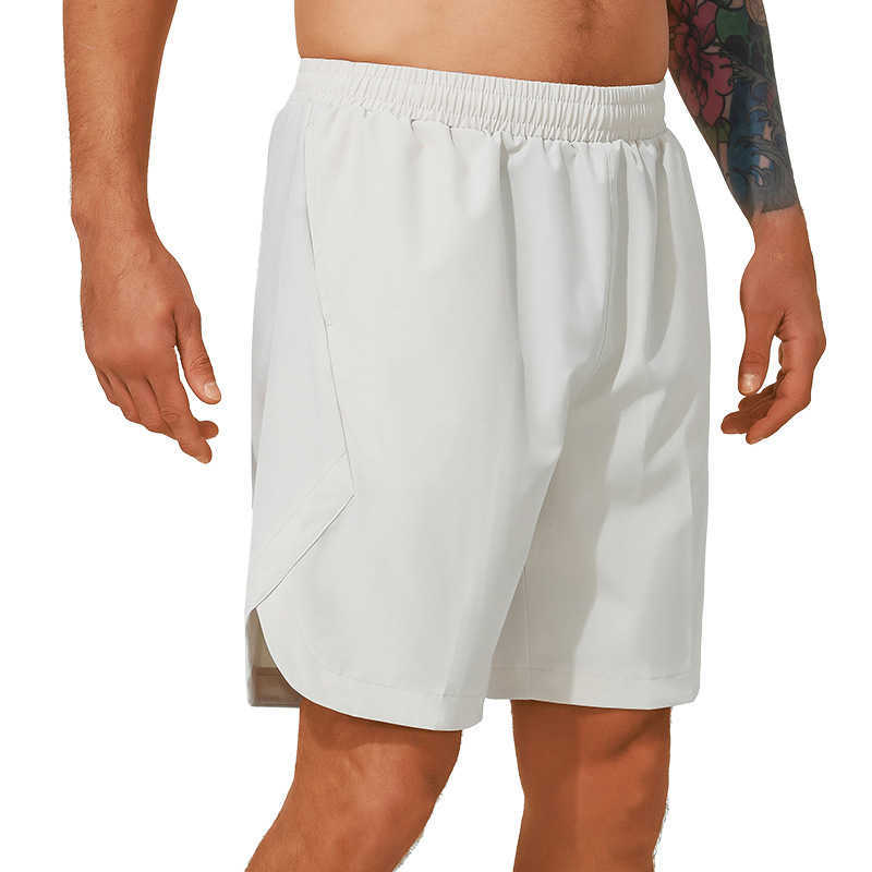 2024 new mens sports shorts summer loose fit with built-in drawstring lightweight and breathable running and fitness quick drying shorts W250212