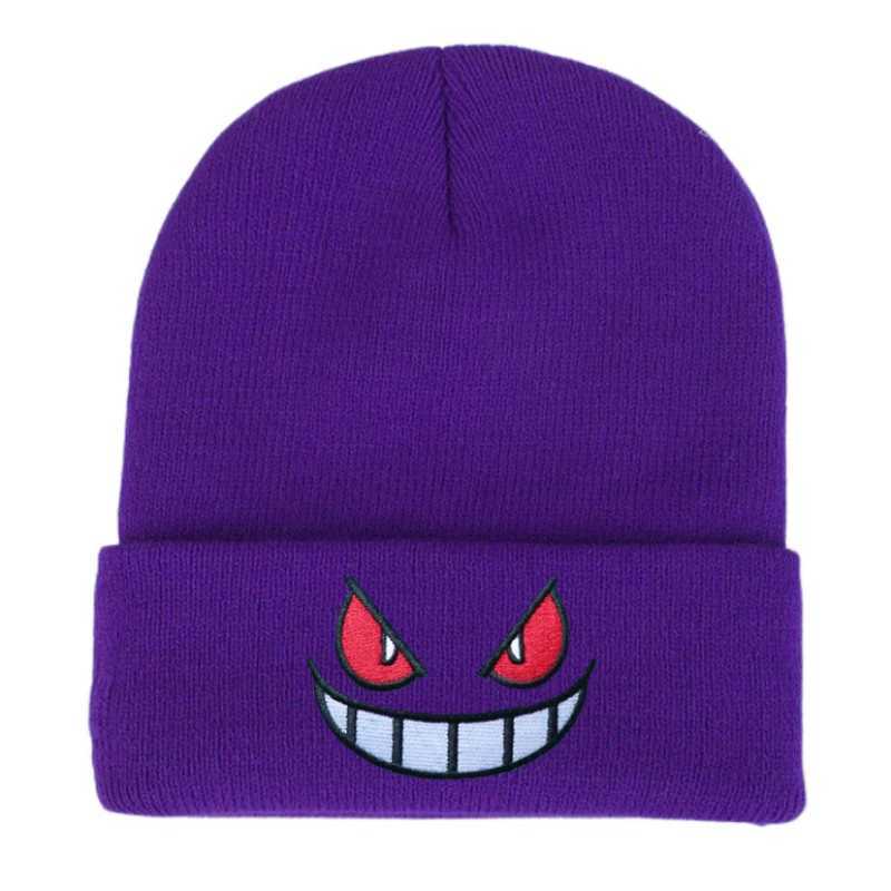 12 Cartoon Embroidered Beagle Knitted Sklies Autumn Warm Wool Hat X250212