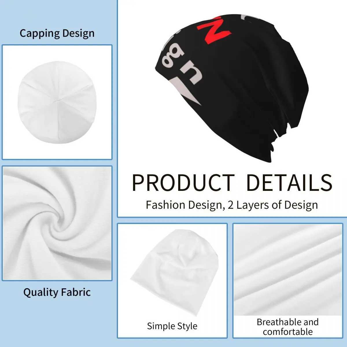 DIY Sklies Beanies Caps Your Own Design White Thin Hat Warm Winter Bonnet Hats Men Wens Street Ski Cap X250212